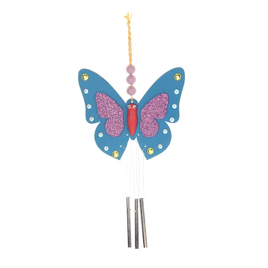 Spring Butterfly Windchime Craft Kit by Creatology&#x2122;